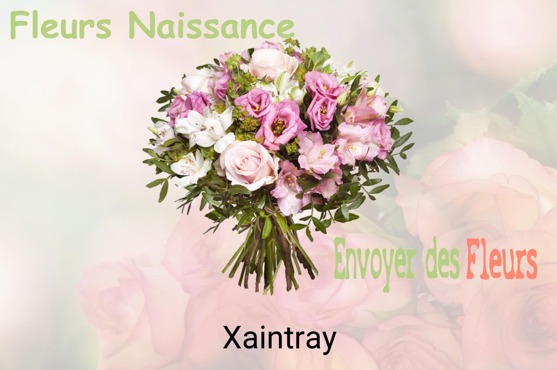 Bouquet de fleurs de naissance livré à Xaintray
